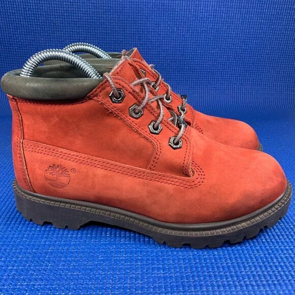 Timberland Nellie Chukka Women`s Size 6 - Red Waterproof Winter Boots 22387 - Picture 3 of 8